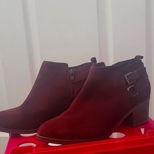 Red Womens Ankle boots